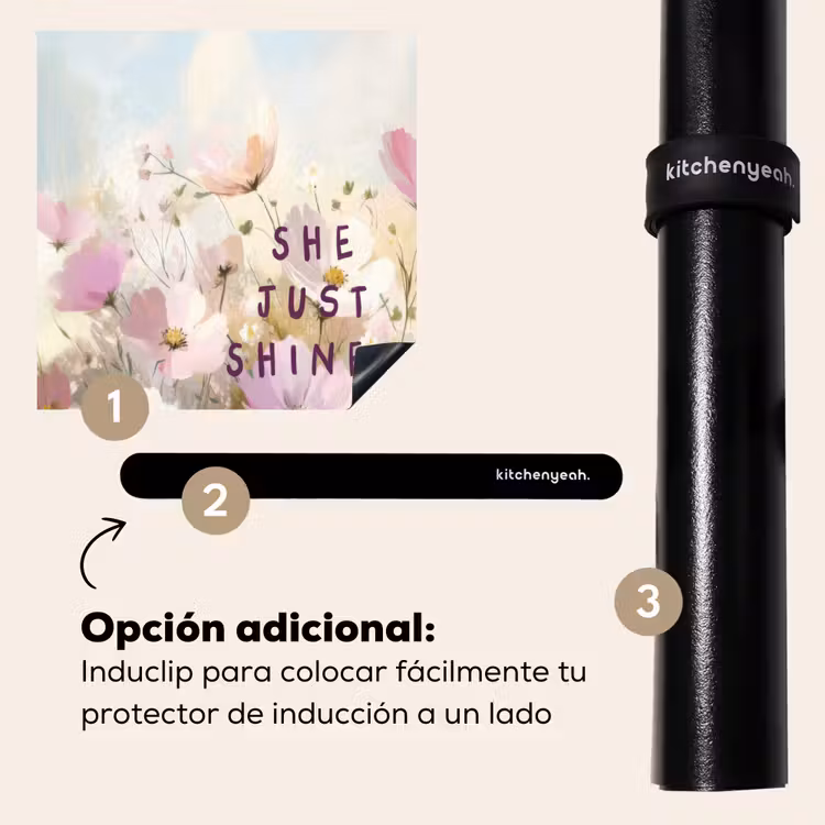 Protector de inducción - Cita - Flores - Pintoresco — 8