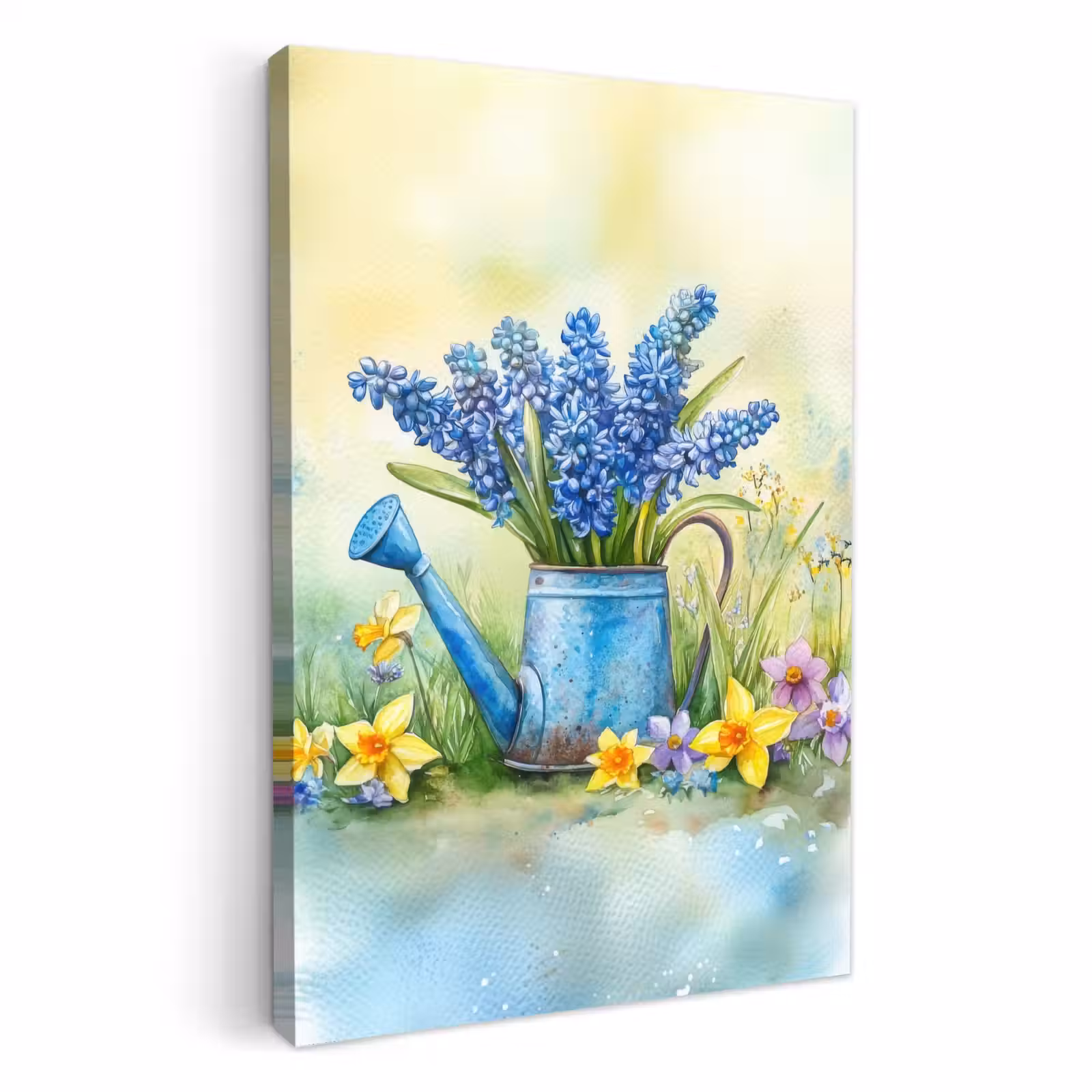 Lienzos decorativos - Regadera - Lavanda - Flores — 1
