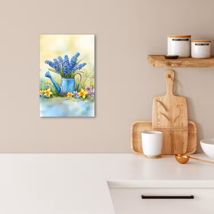 Lienzos decorativos - Regadera - Lavanda - Flores — 4