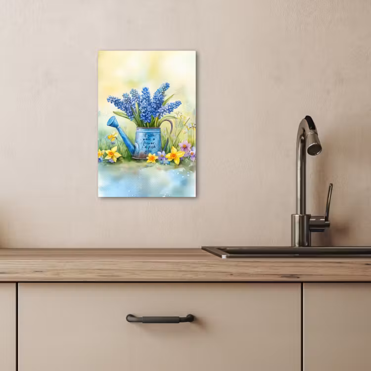 Lienzos decorativos - Flores de lavanda - Cita - Regadera — 3