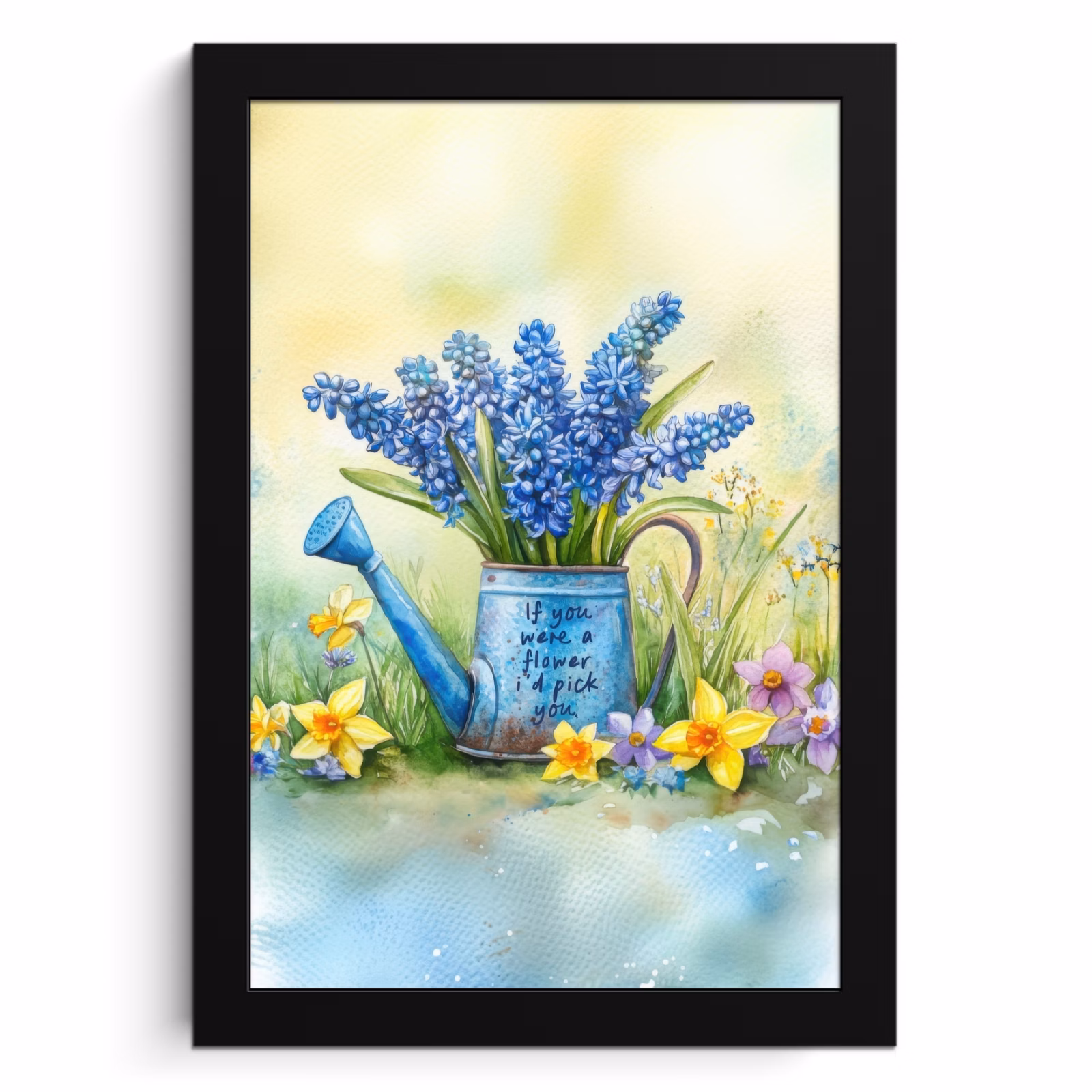 Cuadros enmarcados - Flores de lavanda - Cita - Regadera — 1