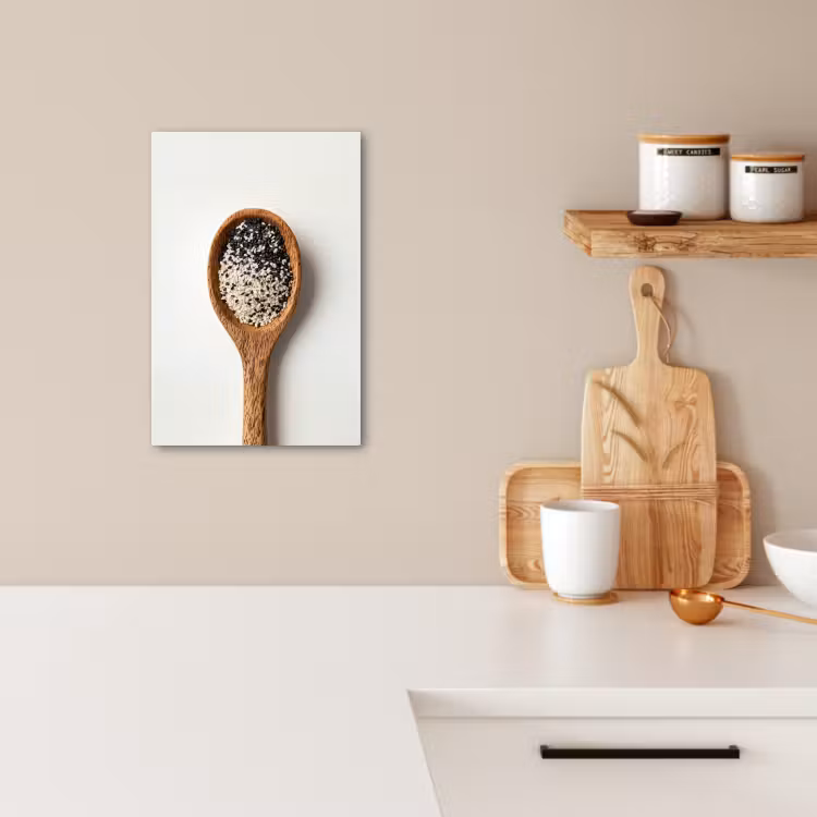 Lienzos decorativos - Cuchara - Sésamo - Blanco — 4
