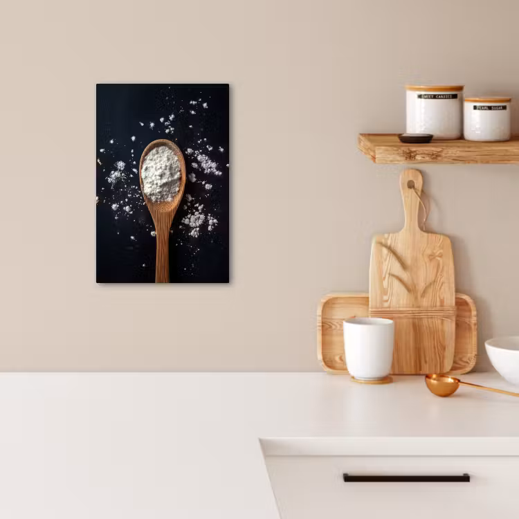 Lienzos decorativos - Harina - Madera - Cuchara — 3