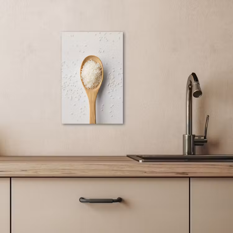 Lienzos decorativos - Madera - Cuchara - Arroz — 1