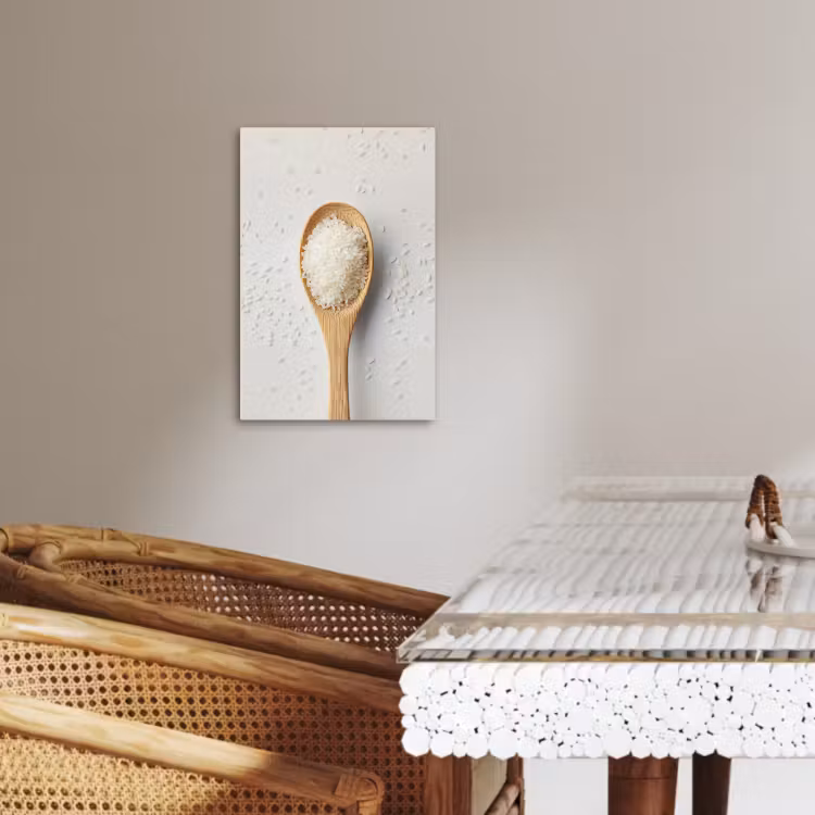 Lienzos decorativos - Madera - Cuchara - Arroz — 3