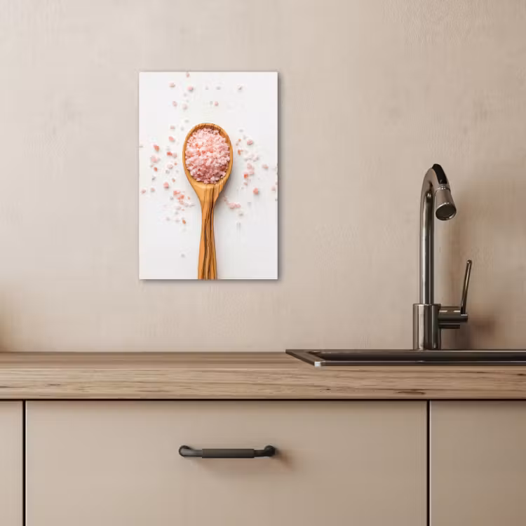 Lienzos decorativos - Cuchara - Sal - Rosa — 2