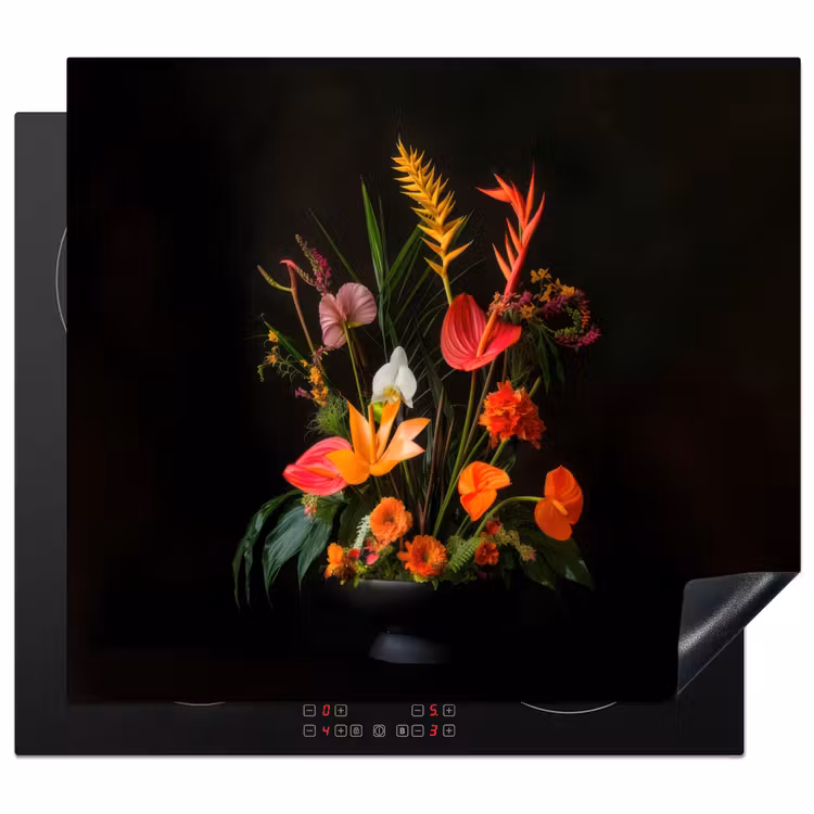 Protector de inducción - Cuenco - Ramo - Flores — 1