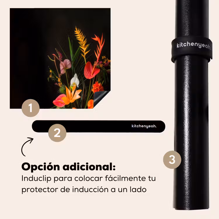 Protector de inducción - Cuenco - Ramo - Flores — 8