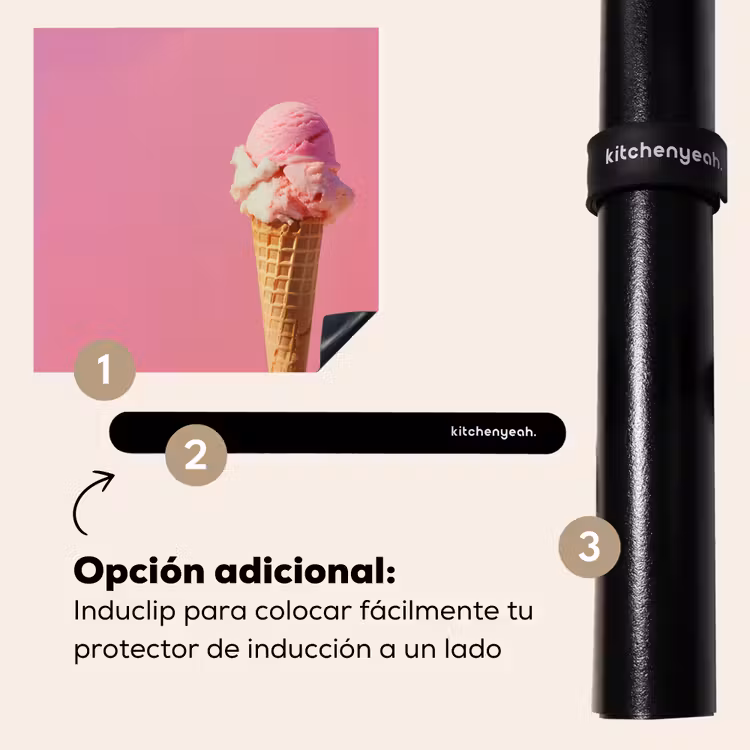 Protector de inducción - Cuerno - Pala de helado - Rosa — 8