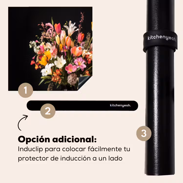Protector de inducción - Jarrón - Flores - Tulipanes — 8