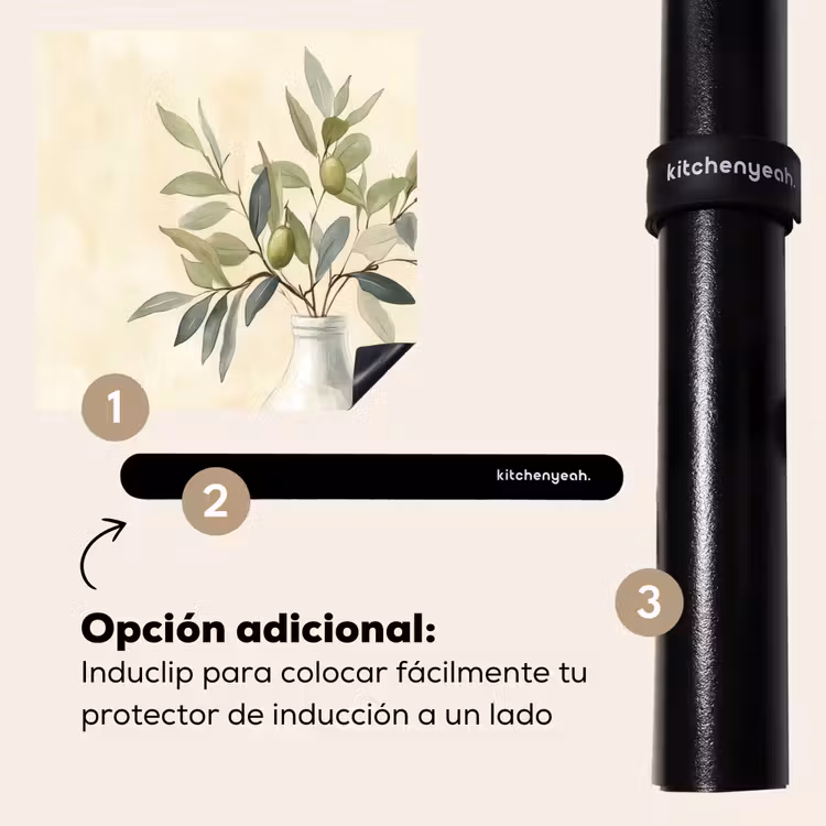 Protector de inducción - Jarrón - Cerámica - Ramas de olivo — 8