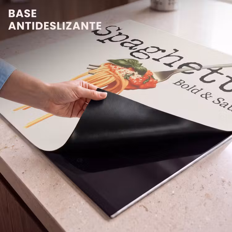 Protector de inducción - Espaguetis - salsa de tomate - queso parmesano — 6