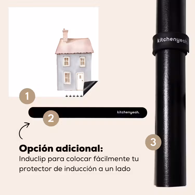 Protector de inducción - Azul claro - Casa - Mamá - Texto — 8