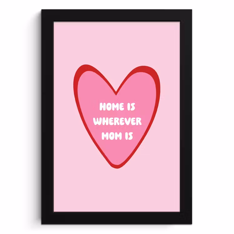 Cuadros enmarcados - Cita - Madre - Rosa — 1