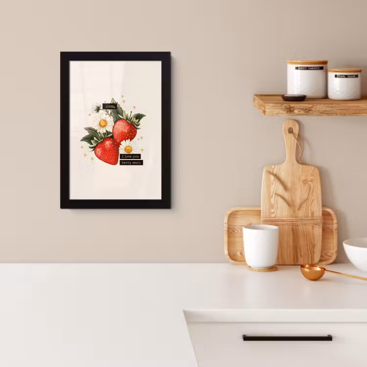 Cuadros enmarcados - Fresas - Margaritas - Cita - Estrellas — 3