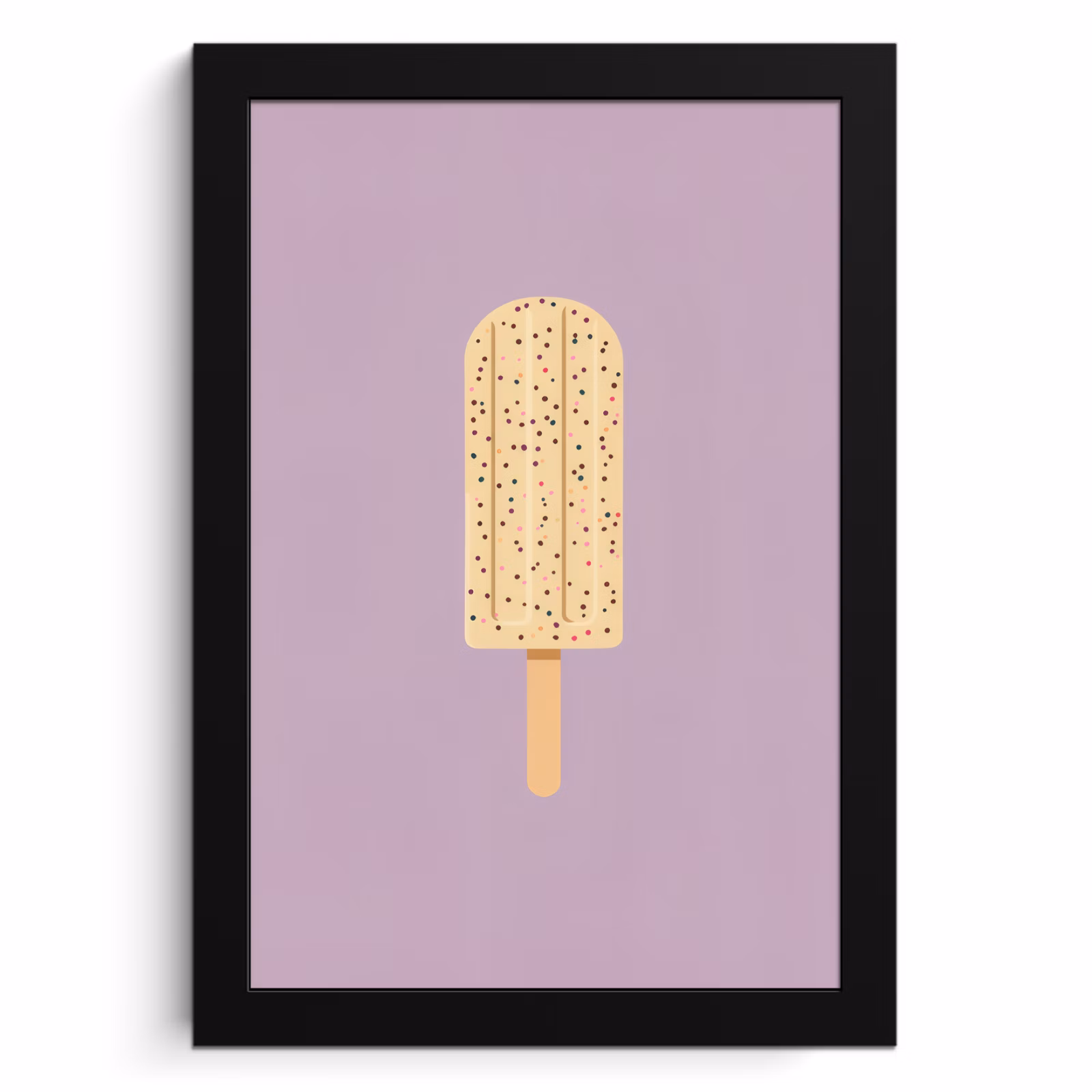 Cuadros enmarcados - Beige - Helado - Moteado — 1