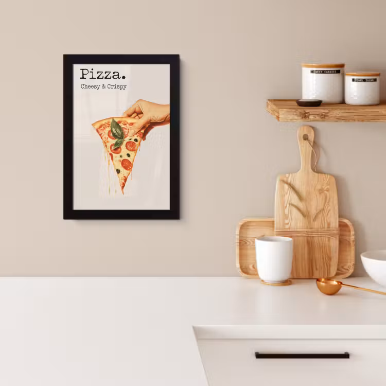 Cuadros enmarcados - Pizza - Queso - Pepperoni — 2