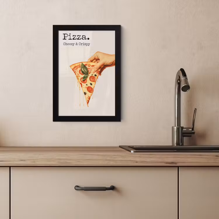Cuadros enmarcados - Pizza - Queso - Pepperoni — 3