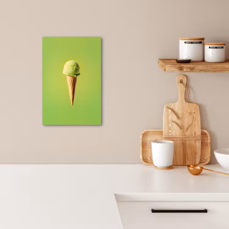 Lienzos decorativos - Cuerno - Pala de helado - Verde — 2