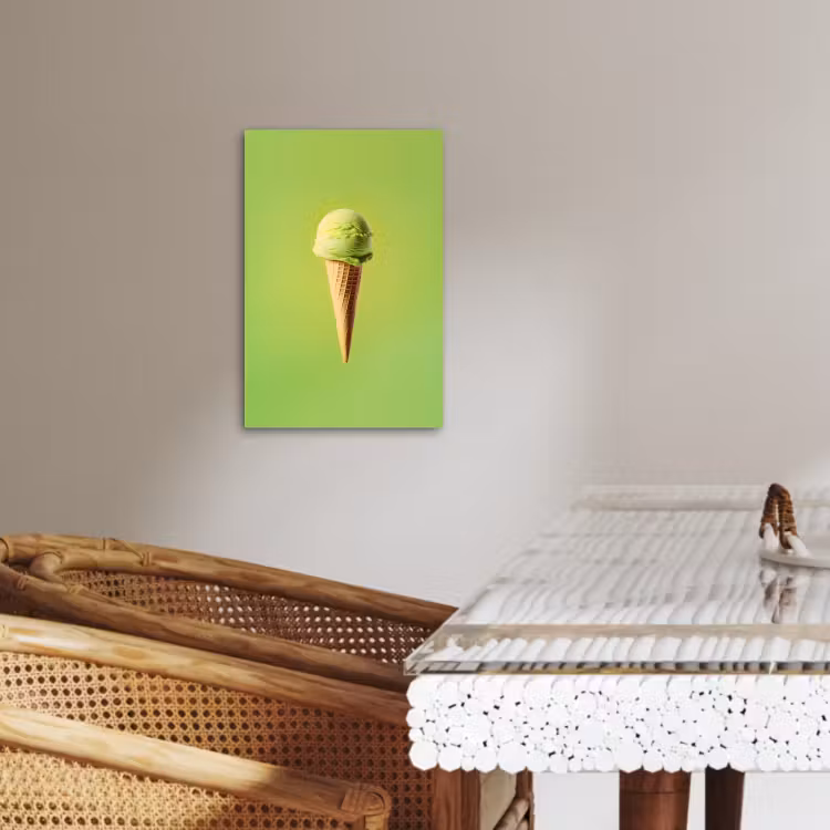 Lienzos decorativos - Cuerno - Pala de helado - Verde — 3