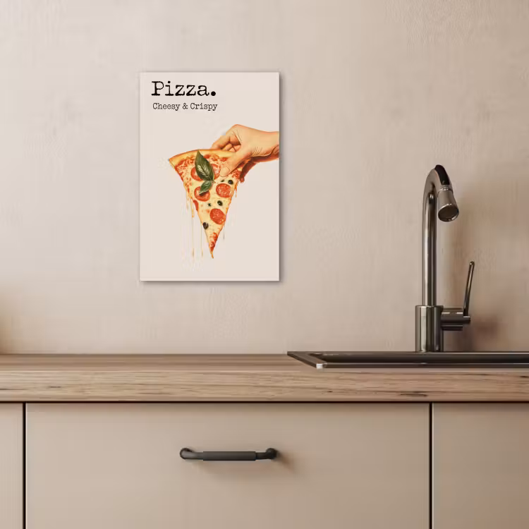 Lienzos decorativos - Pizza - Queso - Pepperoni — 2