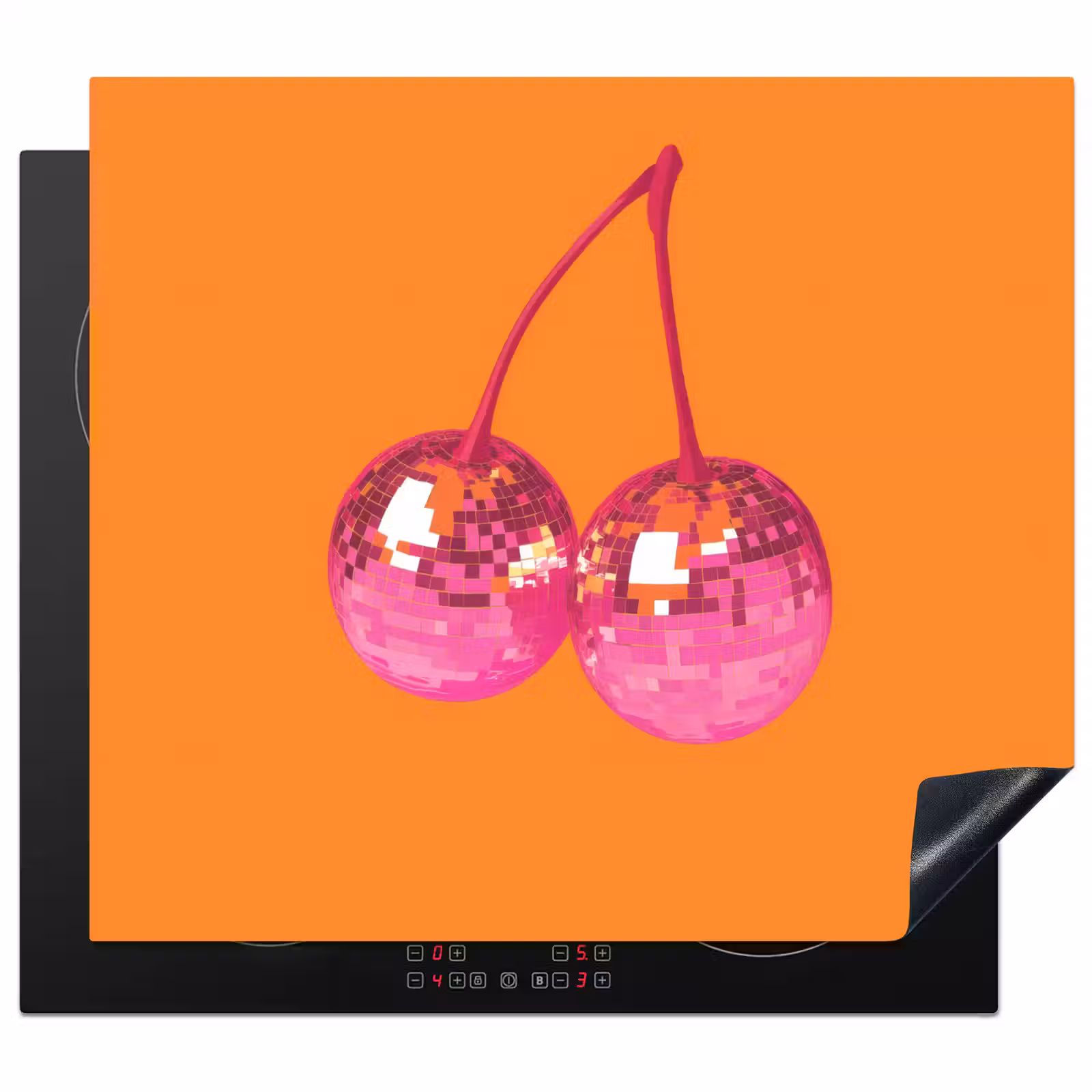 Protector de inducción - Discoballs - Cereza - Espejos - Rosa — 1