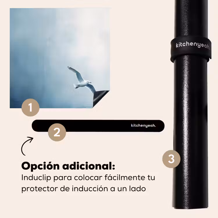 Protector de inducción - Gaviota - Blanca - Mar - Niebla — 8