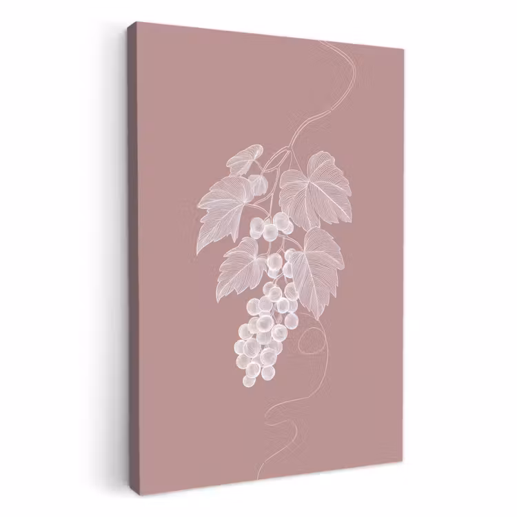 Lienzos decorativos - Truss - Uvas - Ilustración - Hojas — 2