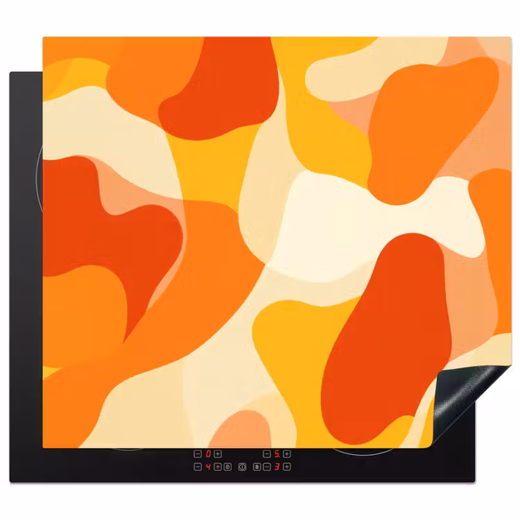 Protector de inducción - Abstracto - Formas - Naranja — 1