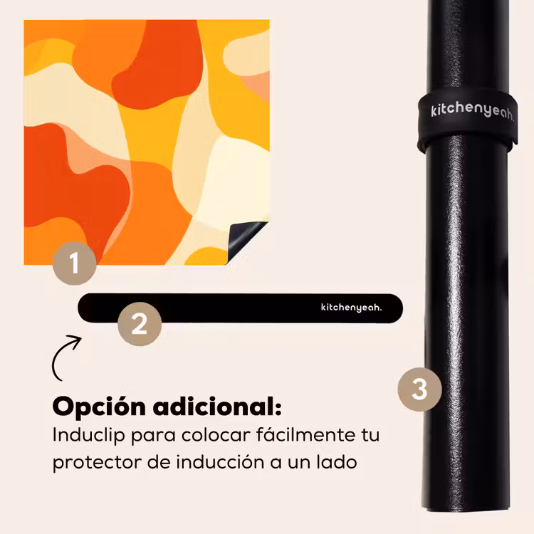 Protector de inducción - Abstracto - Formas - Naranja — 8