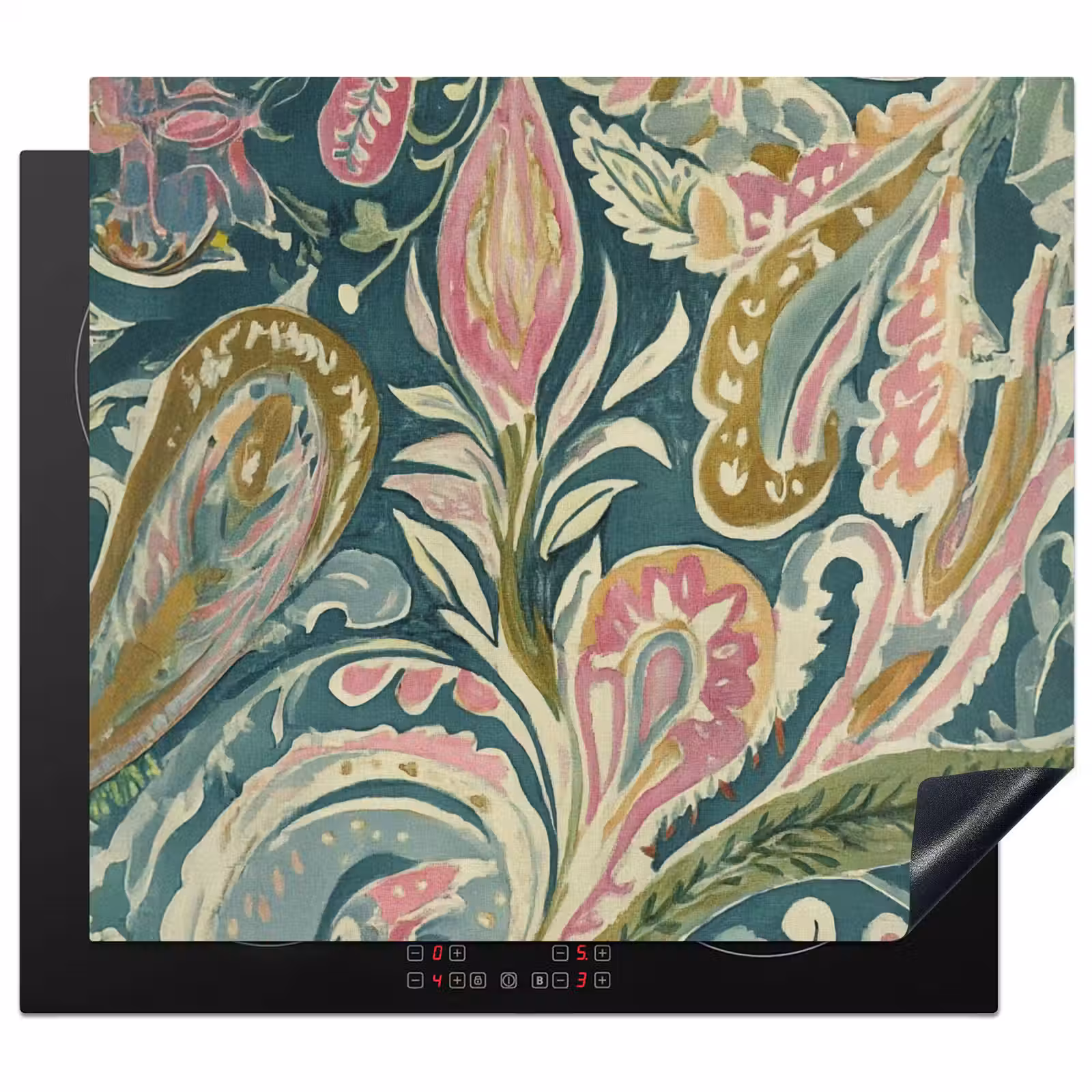 Protector de inducción - Estampado - Colorido - Adornado - Verde — 1