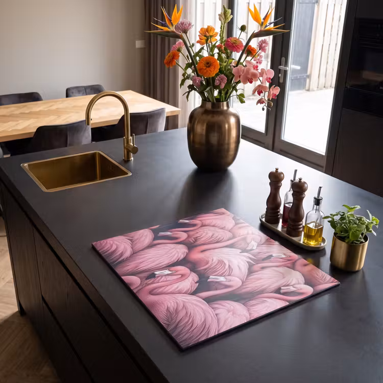 Protector de inducción - Flamingo - Rosa - Animales — 2