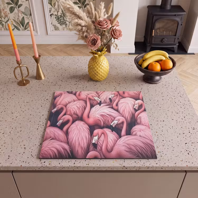 Protector de inducción - Flamingo - Rosa - Animales — 3