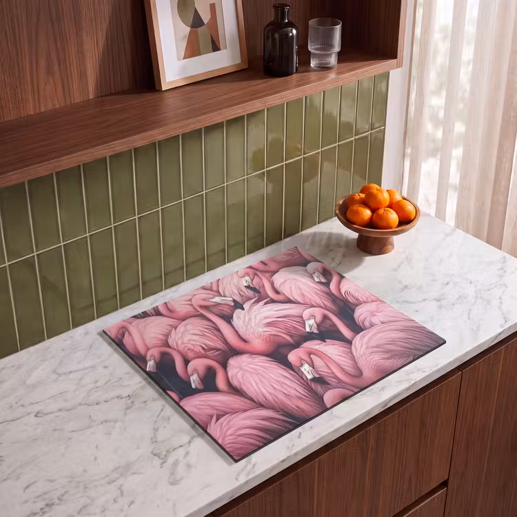 Protector de inducción - Flamingo - Rosa - Animales — 4