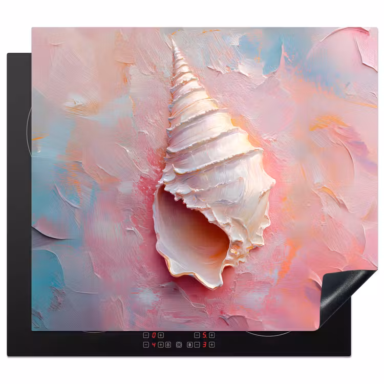 Protector de inducción - Concha - Pastel - Rosa — 1