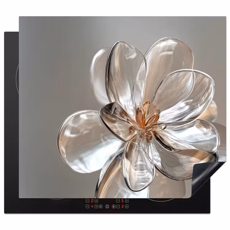 Protector de inducción - Flor - Gafas - Translúcido — 1