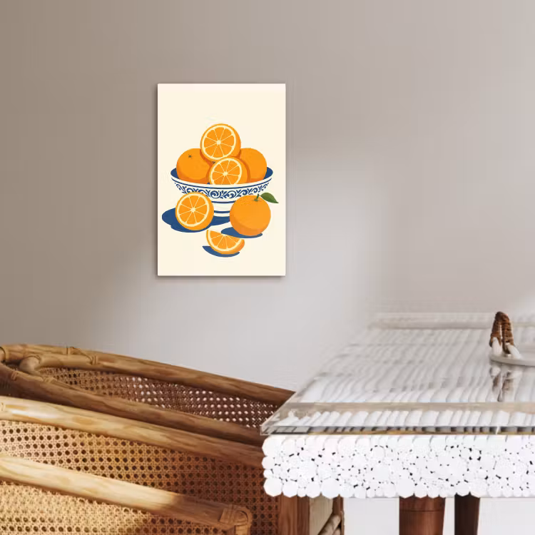 Lienzos decorativos - Bol - Minimalista - Naranja - Naranjas — 3