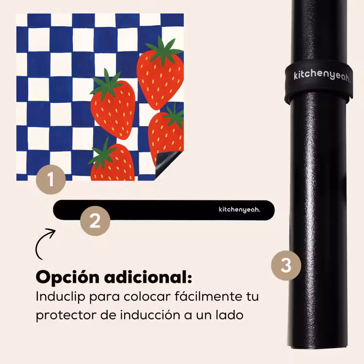 Protector de inducción - Bloqueado - Azul - Fresa — 8