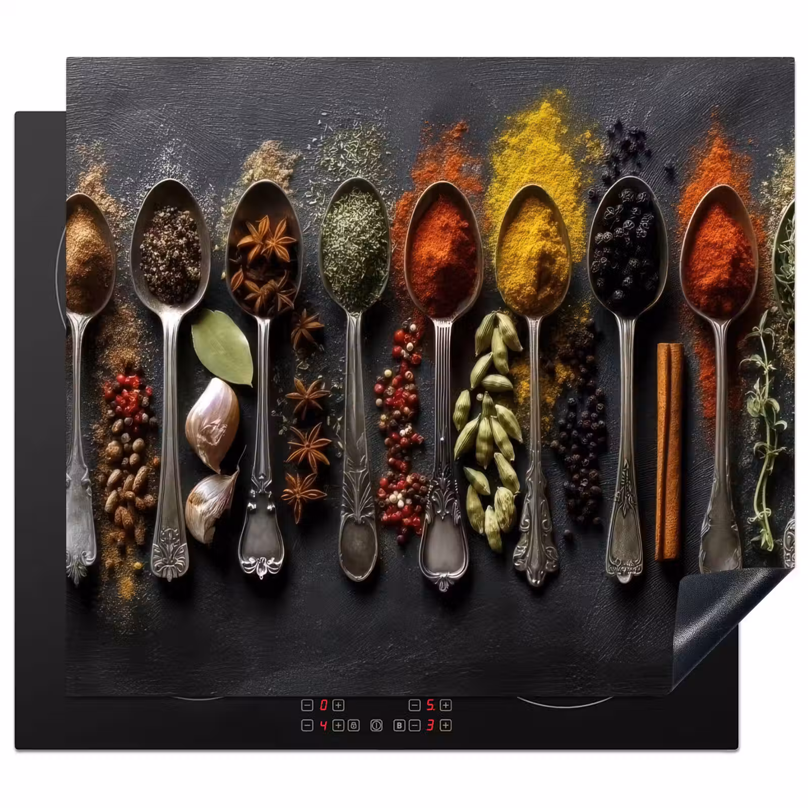 Protector de inducción - Cucharas - Especias - Canela - Chili — 1