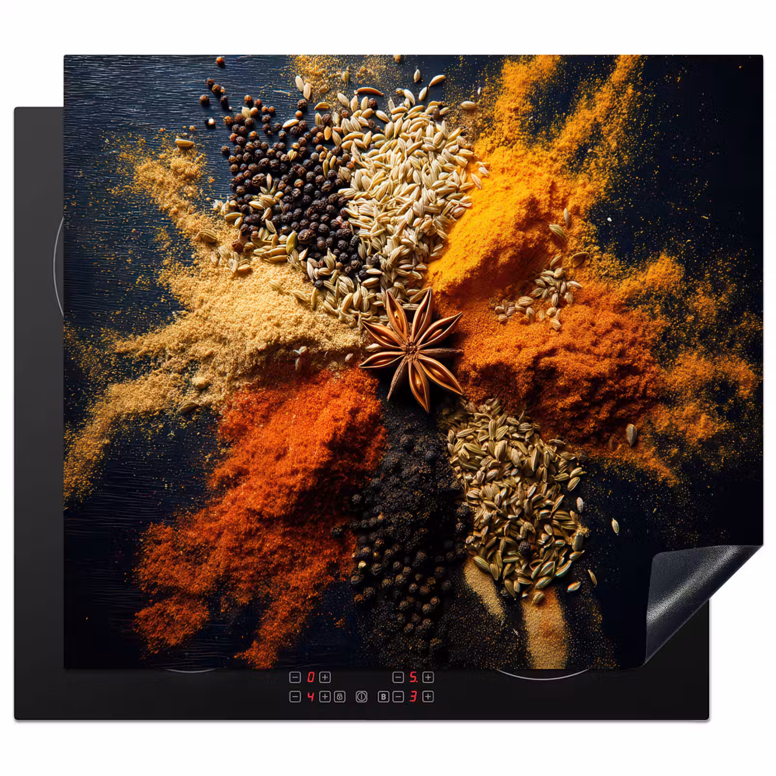 Protector de inducción - Especias - Explosión - Naranja — 1