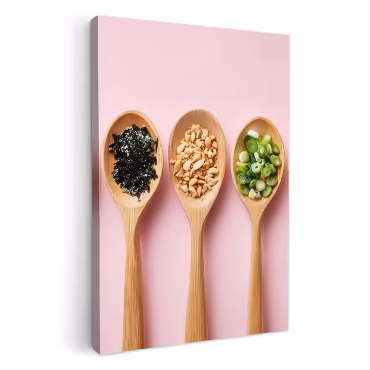 KitchenYeah - Cocina - Lienzo - Ingredients - Cucharas - Madera - Rosa — 2