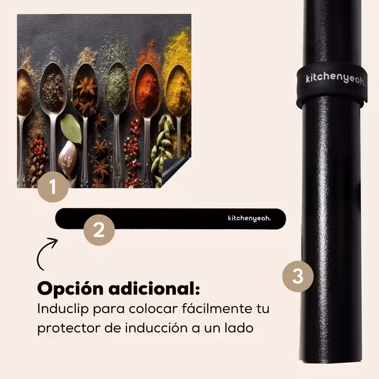 Protector de inducción - Cucharas - Especias - Canela - Chili — 8