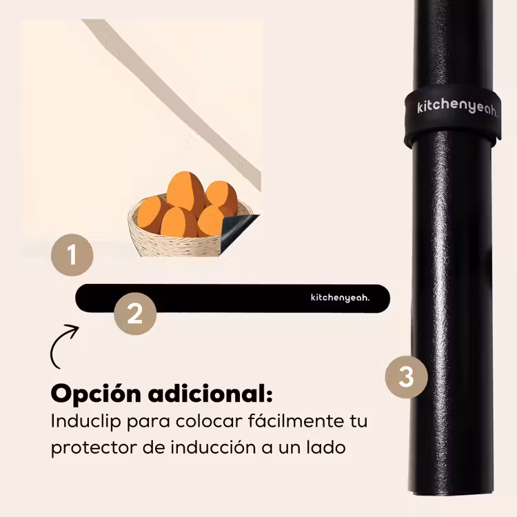 Protector de inducción - Cesta - Fruta - Minimalista - Naranja — 8
