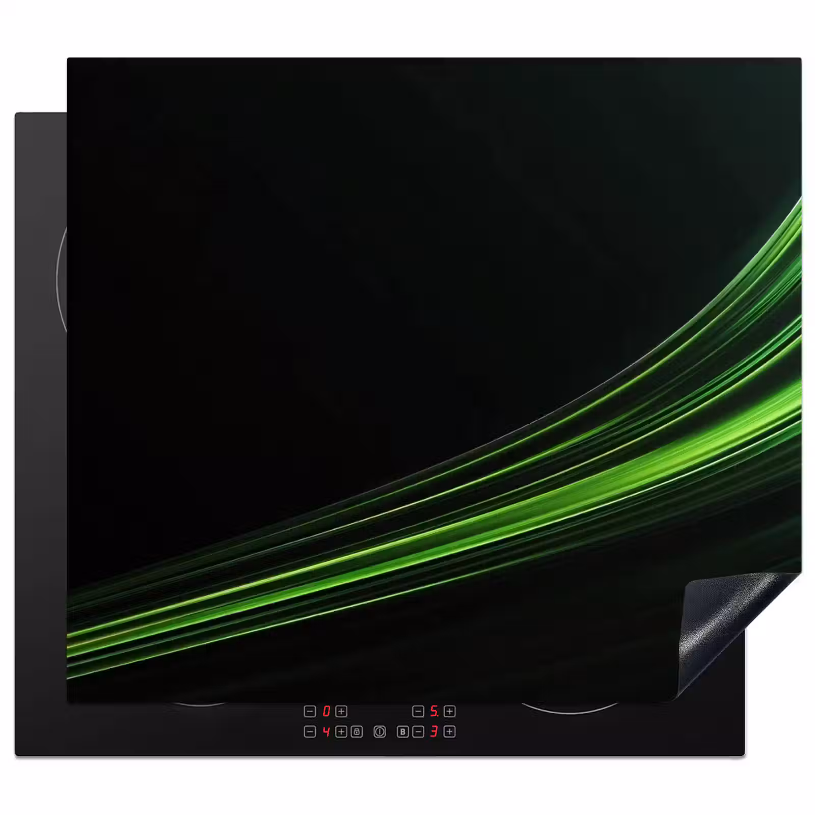 Protector de inducción - Juegos - Líneas - Arco - Verde — 1