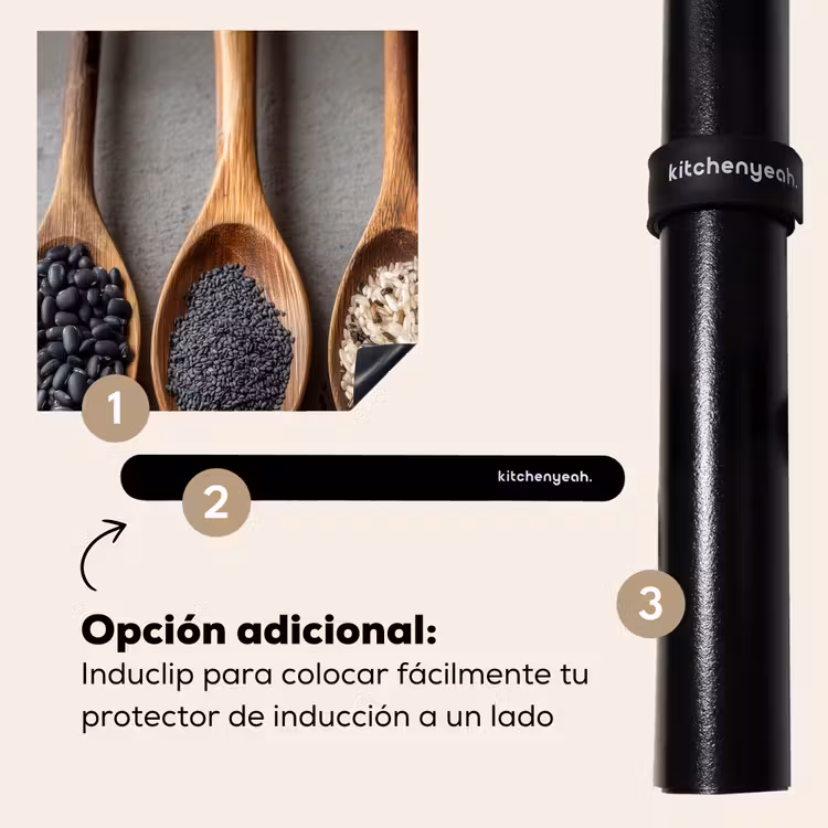 Protector de inducción - Madera - Cucharas - Arroz - Semillas — 8