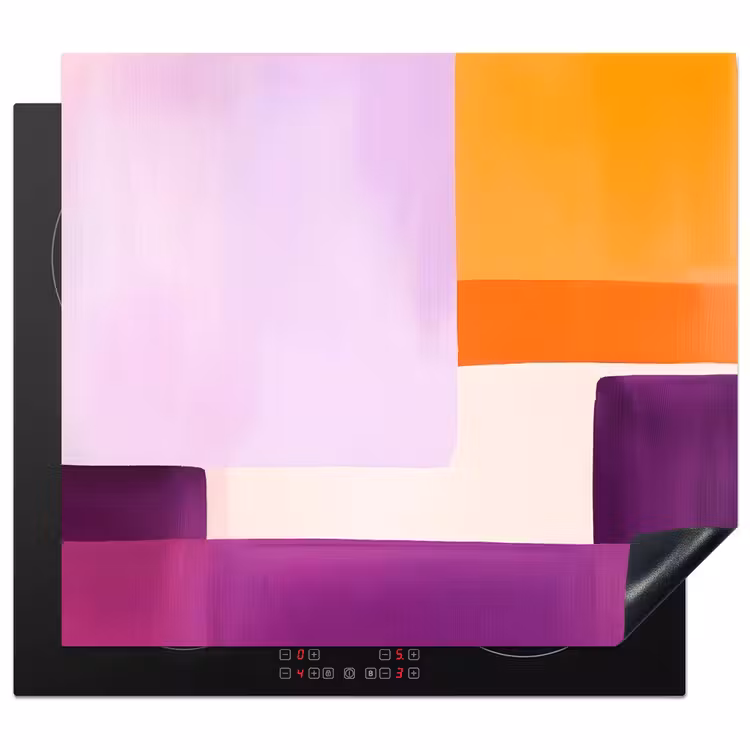 Protector de inducción - Aviones - Abstracto - Rectangular - Naranja — 1