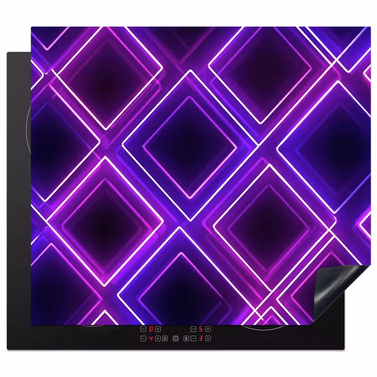 Protector de inducción - Juegos - Diamantes - Neón - Morado — 1