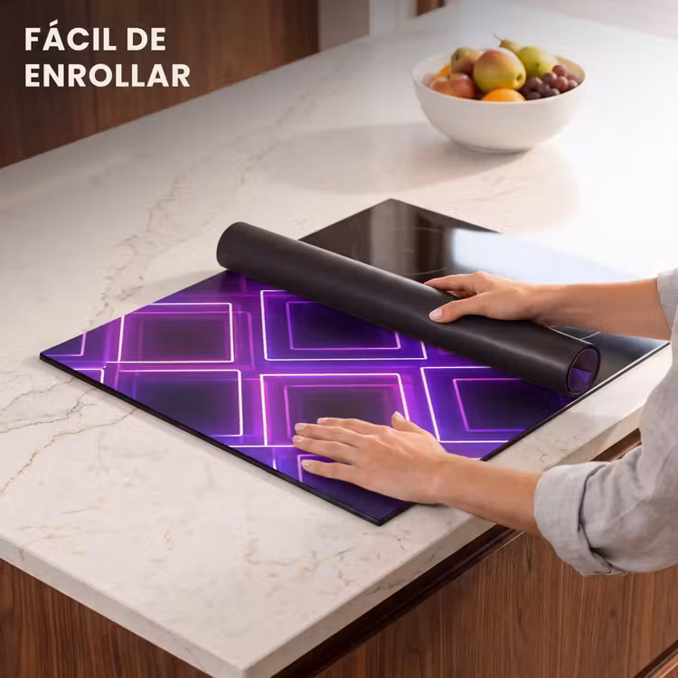 Protector de inducción - Juegos - Diamantes - Neón - Morado — 7