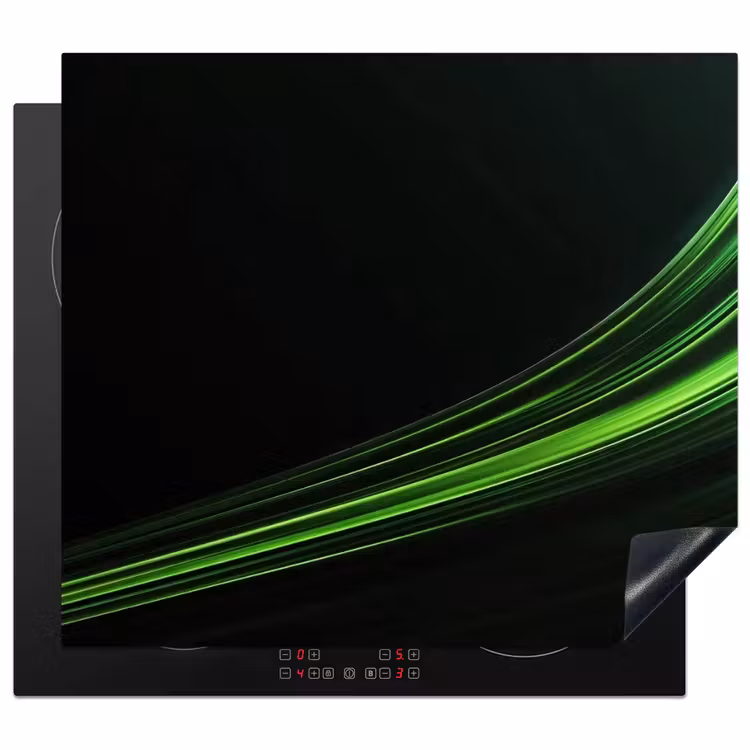 Protector de inducción - Juegos - Líneas - Arco - Verde — 1
