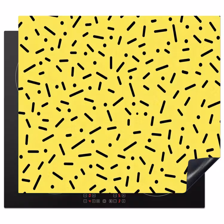 Protector de inducción - Juegos - Lunares - Rayas - Amarillo — 1